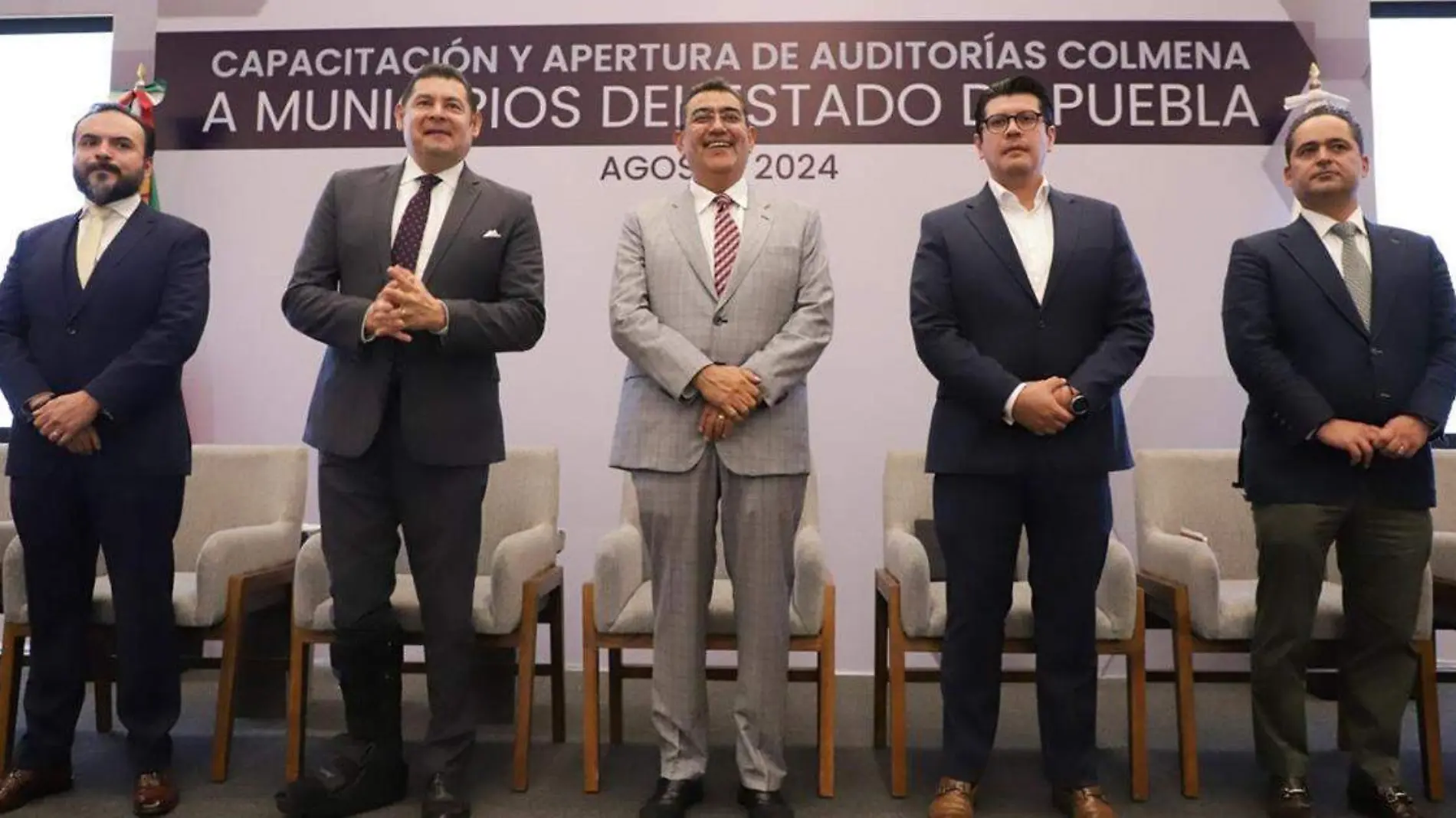 El gobernador Sergio Salomón y el Ejecutivo estatal electo, Alejandro Armenta Mier, inauguraron la Capacitación y Apertura de Auditorías Colmena